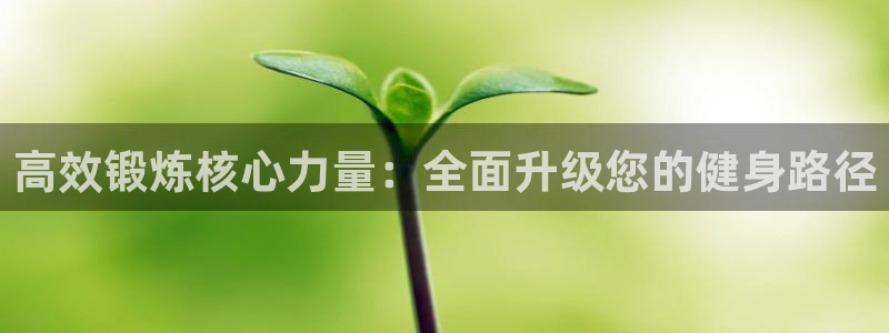 征途国际娱乐首页网站大全：高效锻炼核心力量：全面升级您的健身